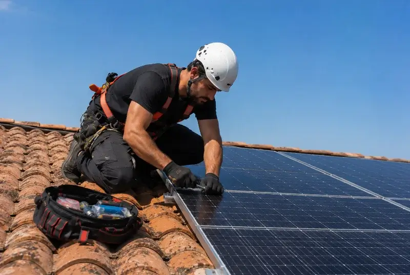 Maintenance et monitoring de panneaux solaires à la Roche-sur-Yon