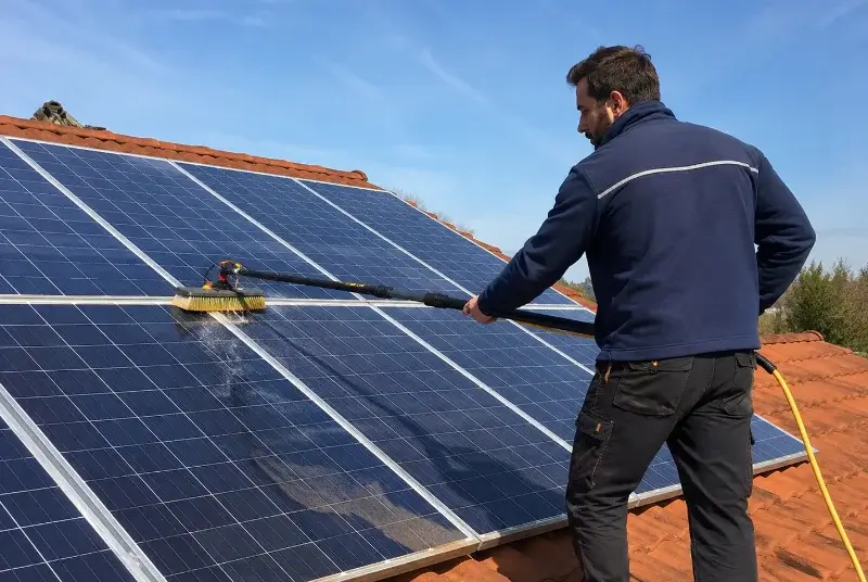 Nettoyage et entretien de panneaux solaires à la Roche-sur-Yon